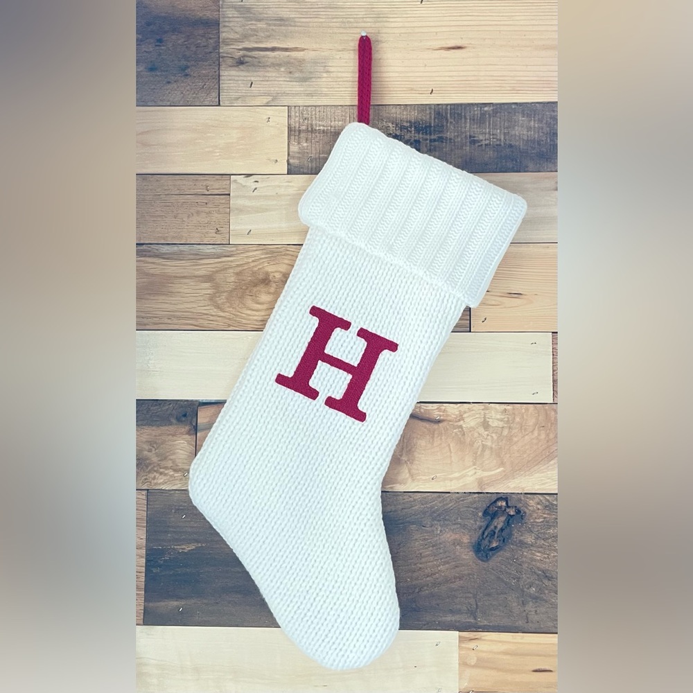 Monogrammed Christmas Stocking